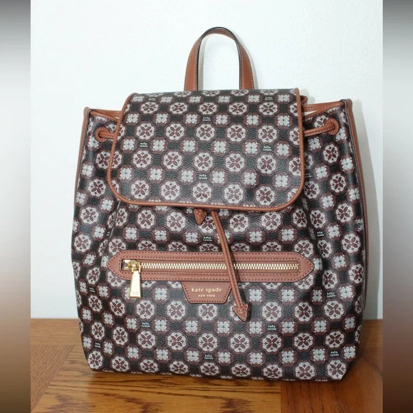 kate spade | Bags | Kate Spade Flower Monogram Mia Flap  display picture 2